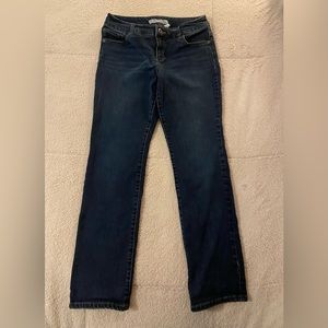 Chicos Platinum Denim Jeans. Size 0 Short.